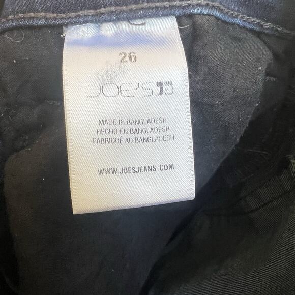 Joes Jeans Women Veles Dark Blue Flare Denim Stretch Whisker Sz 26 - Picture 5 of 6